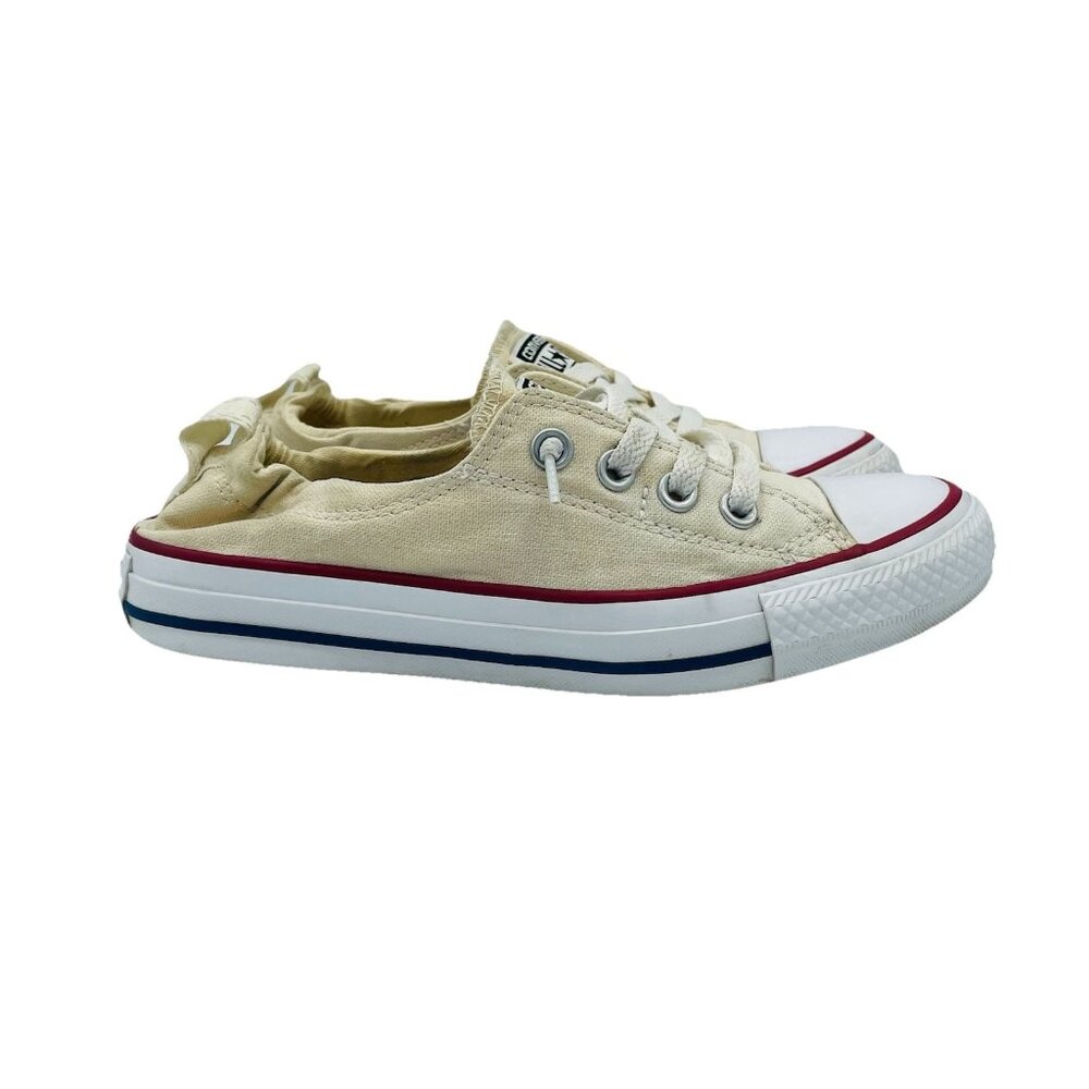 Converse Shoes Womens Size 6 Beige Slingback All Star Canvas Slip On Sneakers